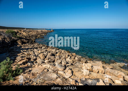 The very northern tip of Karpass in northern Cyprus Stock Photo