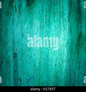 Old shabby painted metal texture, blue surface Stock Photo