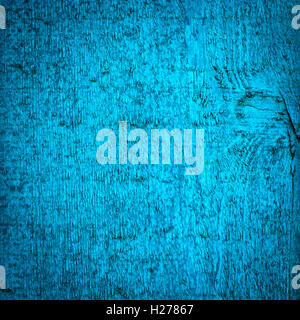 Old shabby painted texture, blue wood Stock Photo