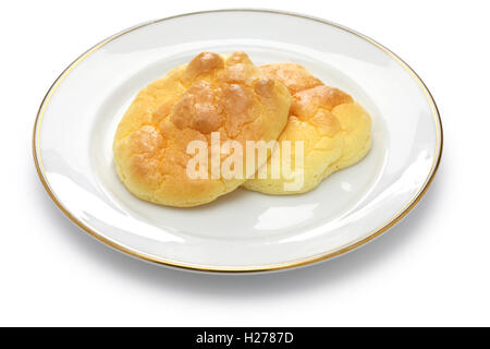 cloud bread is no carb bread. it made with eggs, cream cheese, cream of tartar. Stock Photo