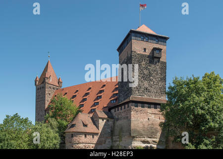 Kaiserburg, Nuremberg, Bavaria, Germany Stock Photo