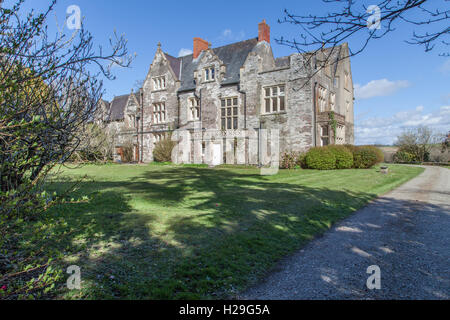 Rhosygilwen Mansion, Pembrokeshire Stock Photo