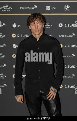 Zurich, Switzerland. 25th September 2016. Sergei Polunin attends a photocall at the 12th Zurich Film Festival at Corso Kino cinema in Zurich, Switzerland. Nicola Mastronardi/Alamy Live News. Stock Photo