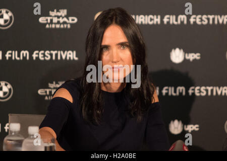 Zurich, Switzerland. 25th September 2016. Jennifer Connelly attends a press conference as actress of the film American Pastoral at the 12th Zurich Film Festival at Festivalzentrum in Zurich, Switzerland. Nicola Mastronardi/Alamy Live News. Stock Photo