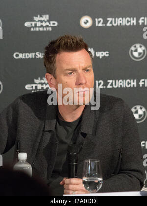 Zurich, Switzerland. 25th September 2016. Ewan McGregor attends a press conference as director of film American Pastoral at the 12th Zurich Film Festival at Festivalzentrum in Zurich, Switzerland. Nicola Mastronardi/Alamy Live News. Stock Photo