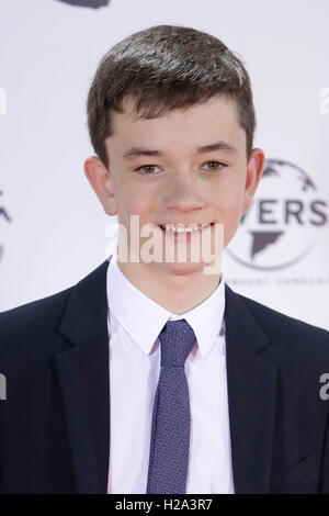 Actor Sigourney Weaver and Lewis Macdougall at premier of "A Monster ...
