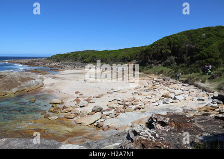 Shelley Beach, The Royal Coastal Walk. Stock Photo