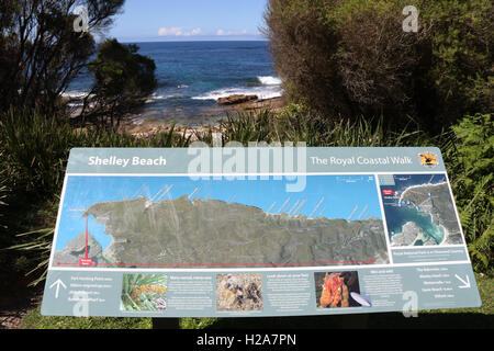 Shelley Beach, The Royal Coastal Walk. Stock Photo