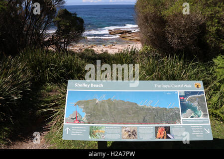 Shelley Beach, The Royal Coastal Walk. Stock Photo