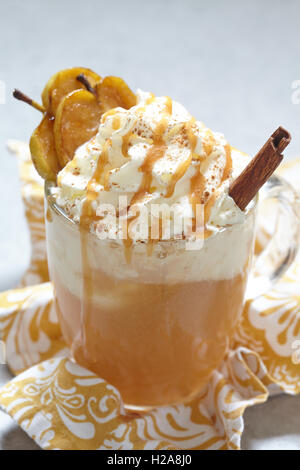 Apple cider float Stock Photo