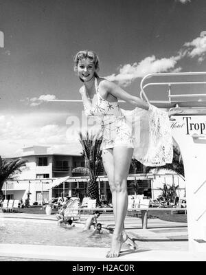 RHONDA FLEMING US film and TV actress about 1955 Stock Photo