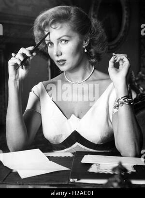 RHONDA FLEMING US film and TV actress in 1960 Stock Photo