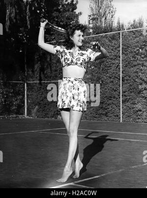 RHONDA FLEMING US film and TV actress in 1944 Stock Photo