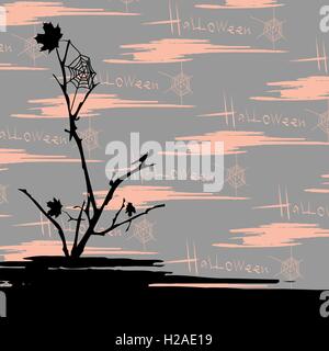 halloween seamless vector set Stock Vector