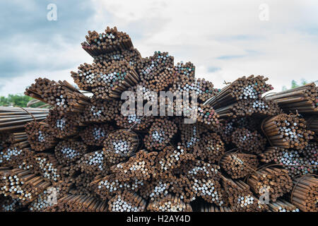 steel bars for construction Stock Photo