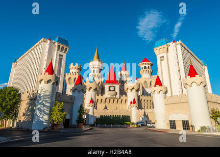 Excalibur Hotel and Casino, Las Vegas, Nevada, USA Stock Photo