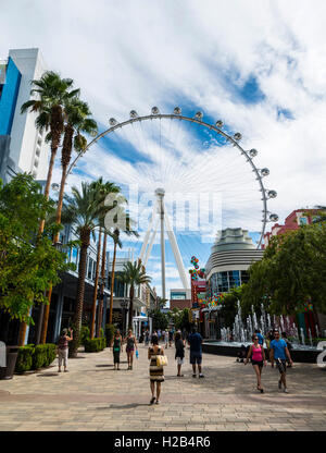 High Roller, Ferris wheel, Las Vegas, Nevada, USA Stock Photo