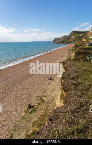 Eype beach Dorset England uk Jurassic coast south of Bridport and near West Bay Stock Photo