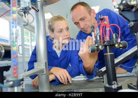 mechanical engineering laboratory Stock Photo