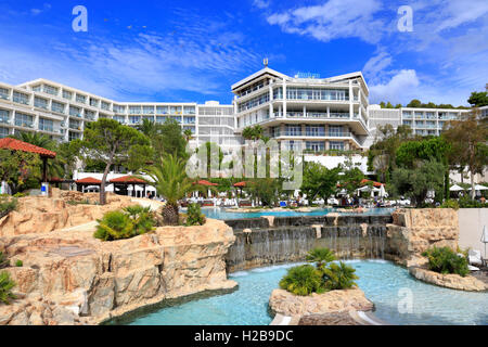 Amfora Grand Beach Resort Hote,l Hvar Town, Croatia, Dalmatia, Dalmatian Coast, Europe. Stock Photo