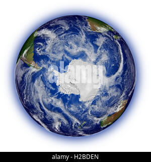 Southern hemisphere on planet Earth Stock Photo