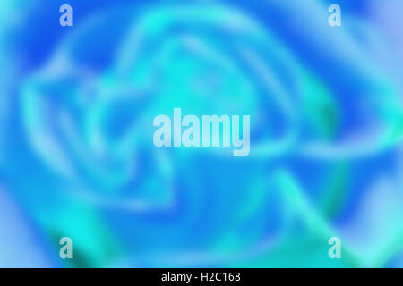 background completely blurred figures pale blue Stock Photo