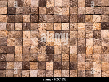 Mosaic is of small square stone slabs Stock Photo