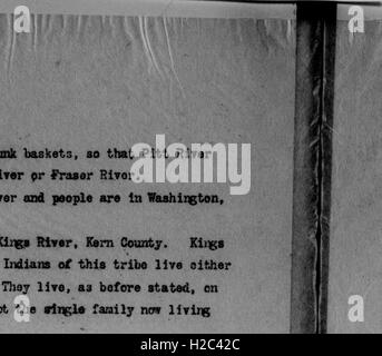 C. Hart Merriam papers - including correspondence, papers relating to career with the United States Biological Survey, 1798-1972 (bulk 1871-1942) (1886) (2 Stock Photo