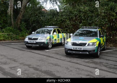 ambulance rapid skoda scout response western south service vehicle vehicles alamy close background