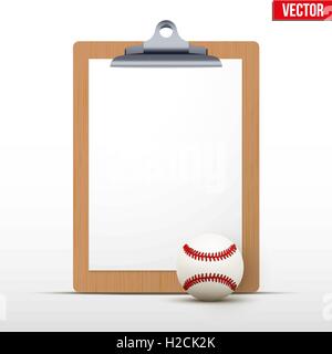 Coaching blank clipboard Stock Vector