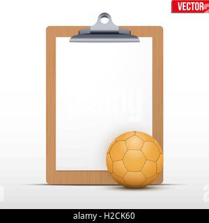 Coaching blank clipboard Stock Vector