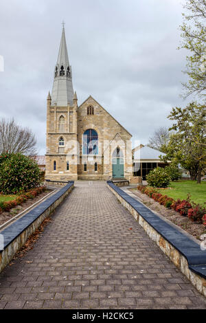 St Paul's Lutheran Church in Hahndorf in the Adelaide Hills, Australia. Stock Photo