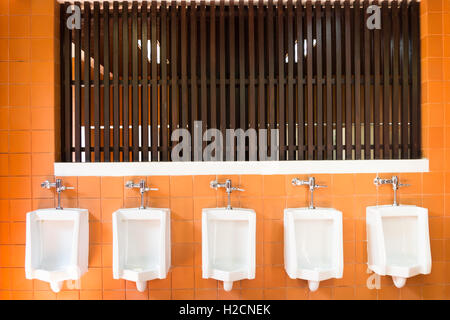 urinals in public men toilet