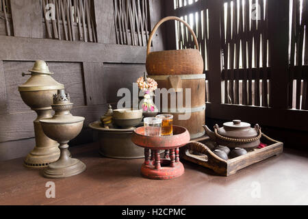 Group of old vintage household object Stock Photo