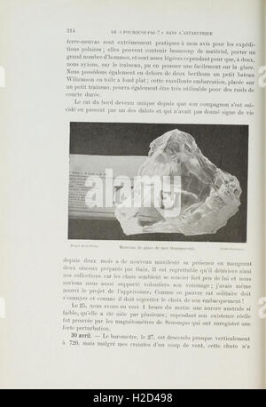 Le pourquoi-pas dans l'Antarctique (Page 214) Stock Photo