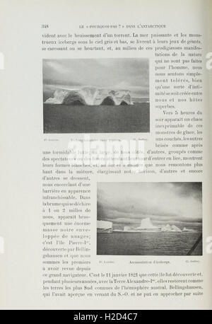 Le pourquoi-pas dans l'Antarctique (Page 348) Stock Photo