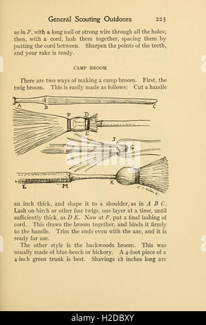 The book of woodcraft and Indian lore (Page 223) Stock Photo