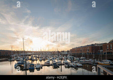 Milford Haven Marina Stock Photo