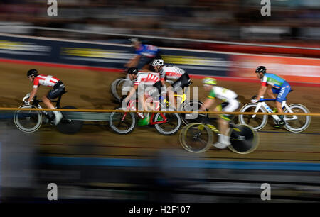 London, UK. 27th Oct, 2016. competitors in the Six Day London Cycling at the Velodrome on October 27, 2016 in London, England. Credit:  Leo Mason sports photos/Alamy Live News