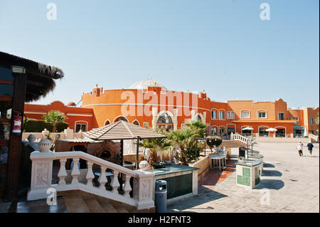 Hurghada, Egypt -20 August 2016: Luxury resort Caribbean World Soma Bay Stock Photo