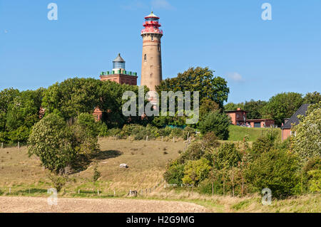 Lighthouses at Kap (Cape) Arkona on the Island of Rügen, Mecklenburg Western Pomerania, Germany. Stock Photo