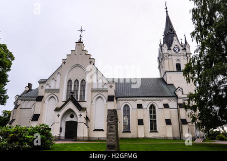 Sweden, Värmland, Sunne. Sunne Church is a large stone church built in 1888. Stock Photo