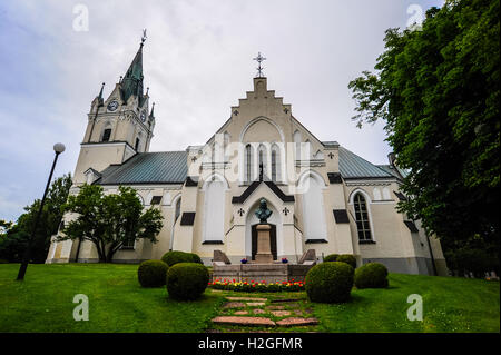 Sweden, Värmland, Sunne. Sunne Church is a large stone church built in 1888. Stock Photo