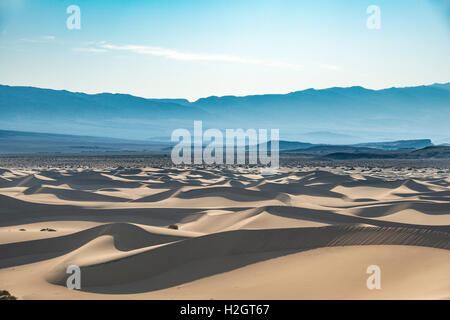 Mesquite Flat Sand Dunes, sand dunes, Death Valley National Park, California, USA Stock Photo