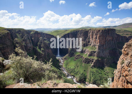 Maletsunyane Falls, near Semonkong, Lesotho Stock Photo