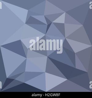 Low polygon style illustration of a black coral blue abstract geometric background. Stock Vector