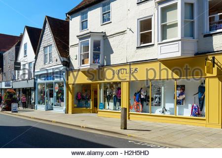 salisbury town centre shops wiltshire england uk Stock Photo, Royalty ...