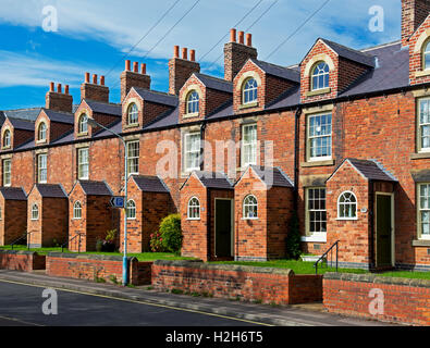 Ebenezer Row, Staveley, Chesterfield, Derbyshire, England UK Stock Photo