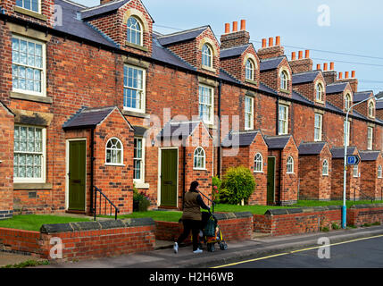 Ebenezer Row, Staveley, Chesterfield, Derbyshire, England UK Stock Photo