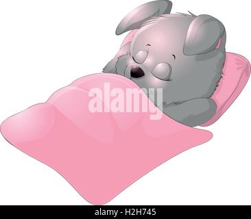 Cute White bunny Rabbit Cartoon Vector Illustration Stock Vector Image ...